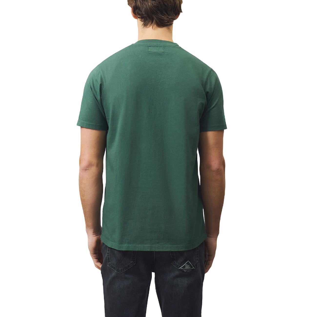 T-shirt Pocket In Jersey RRU634CA160111 C0127 UNIVERSITY GREEN ROY ROGER'S 