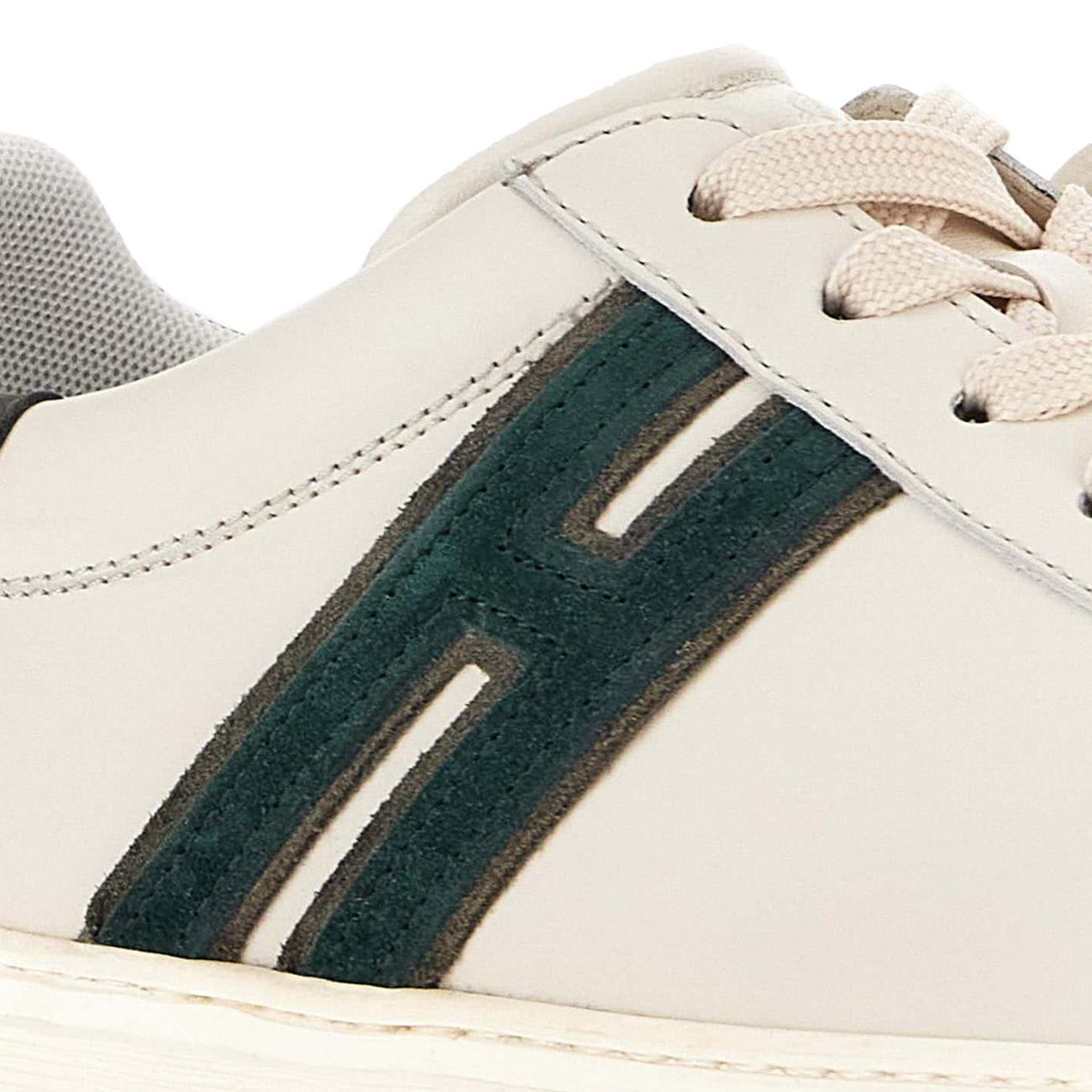 Sneakers H365 Uomo Avorio Verde HXM3650J310SA664G8 AVORIO/VERDE HOGAN 