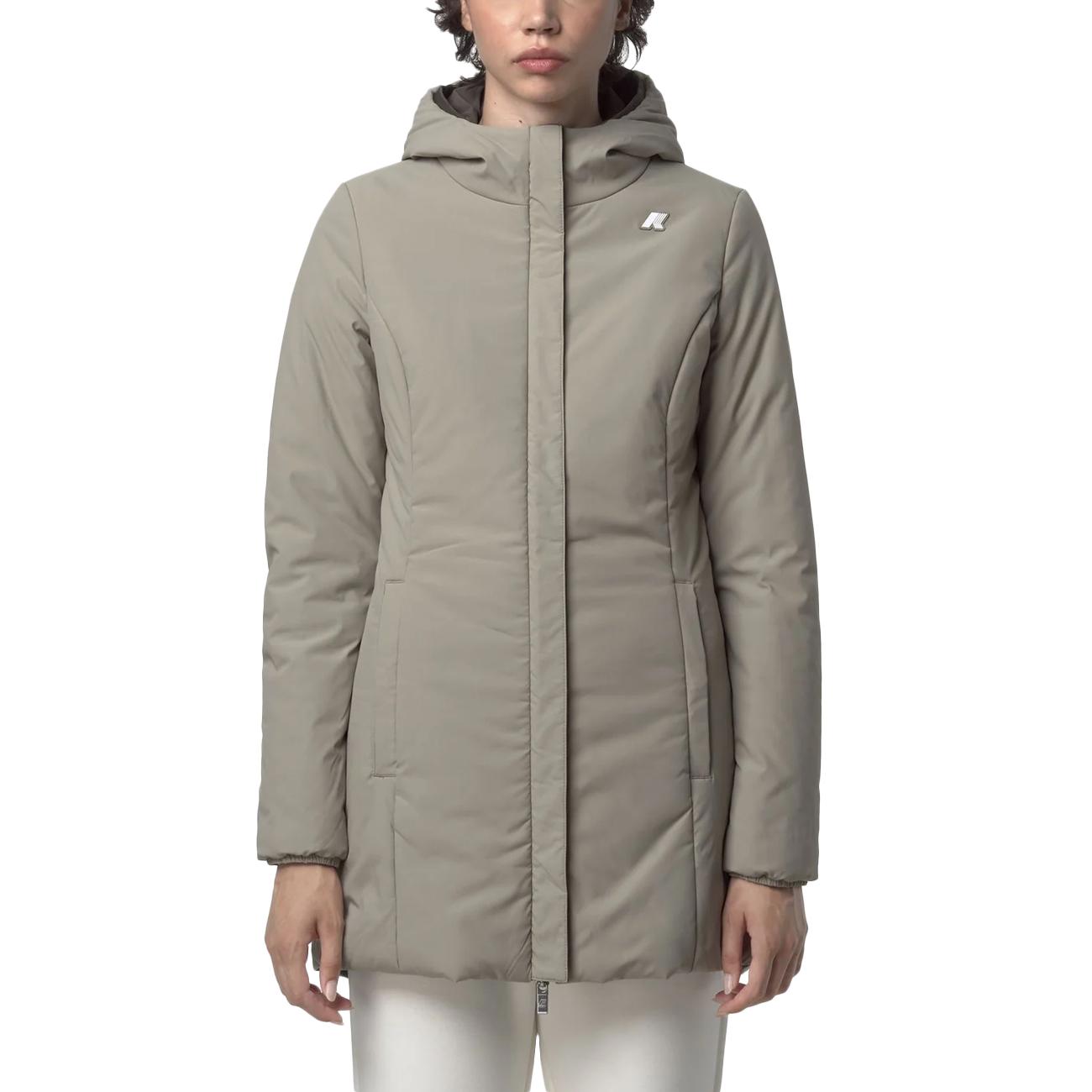 Denise ST Warm Reversible K6128UW B42 BLACK OLIVE-GREEN K-WAY 