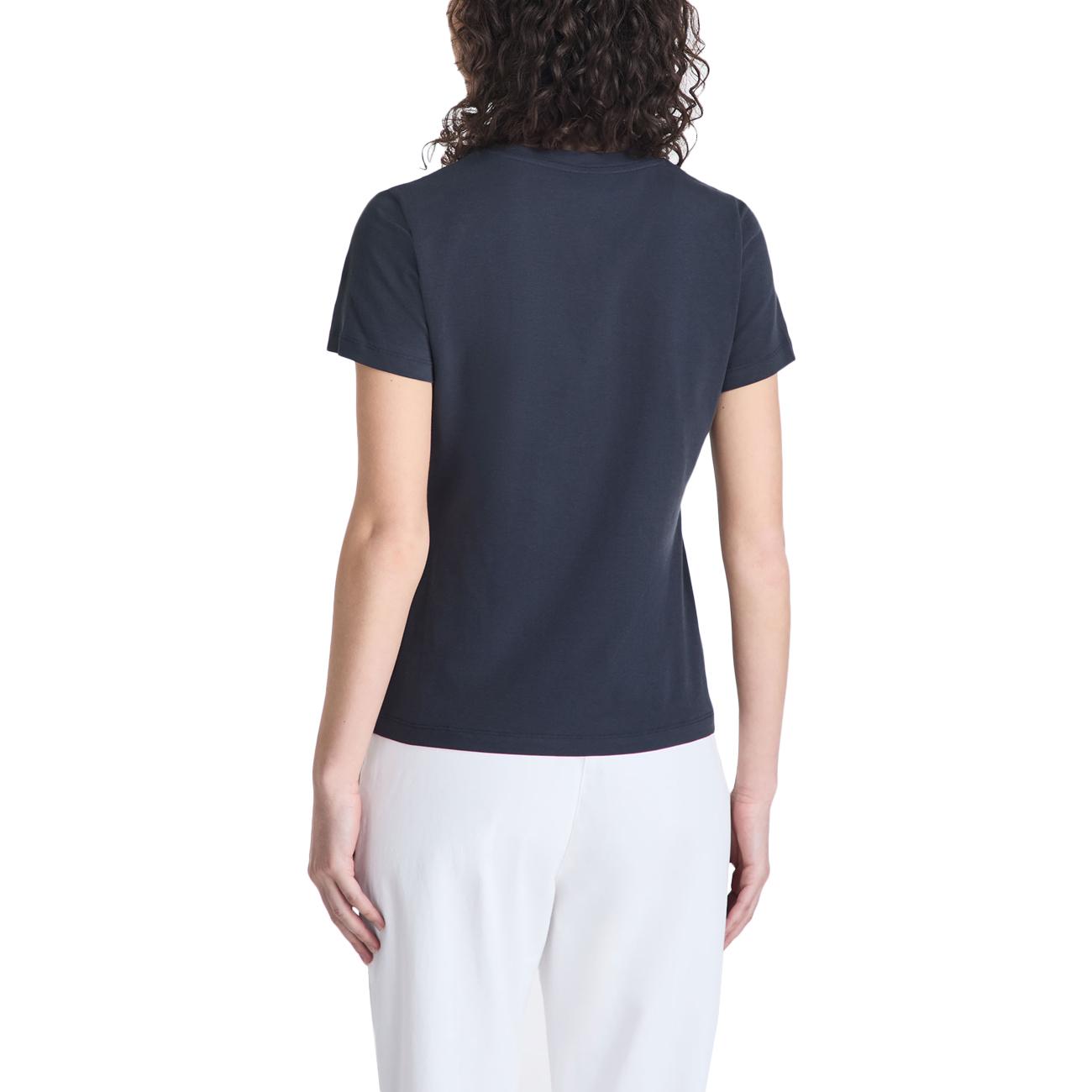 T-shirt Menta 04 In Cotone PED5664 99012414 215 BLU PEUTEREY 