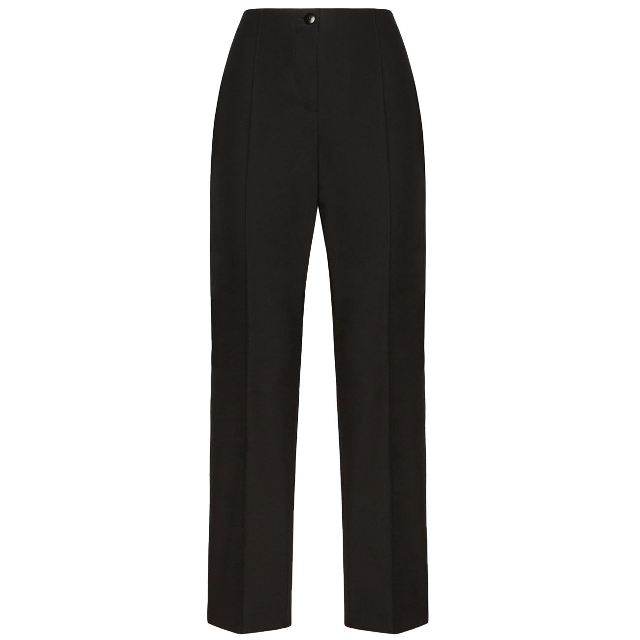 Pantalone Sigaretta In Tessuto Tecnico P150P000339N 033 NERO ELENA MIRO' 