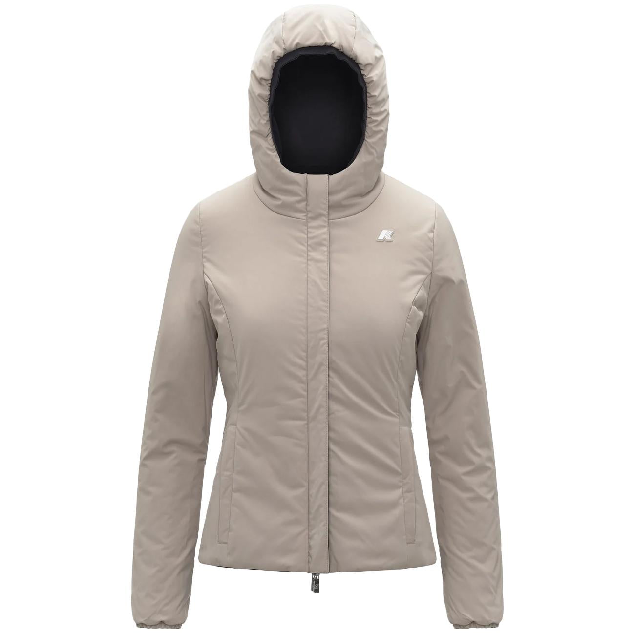 Lily ST Warm Reversible K6128TW BC9 BLACK PURE-BEIGE C K-WAY 