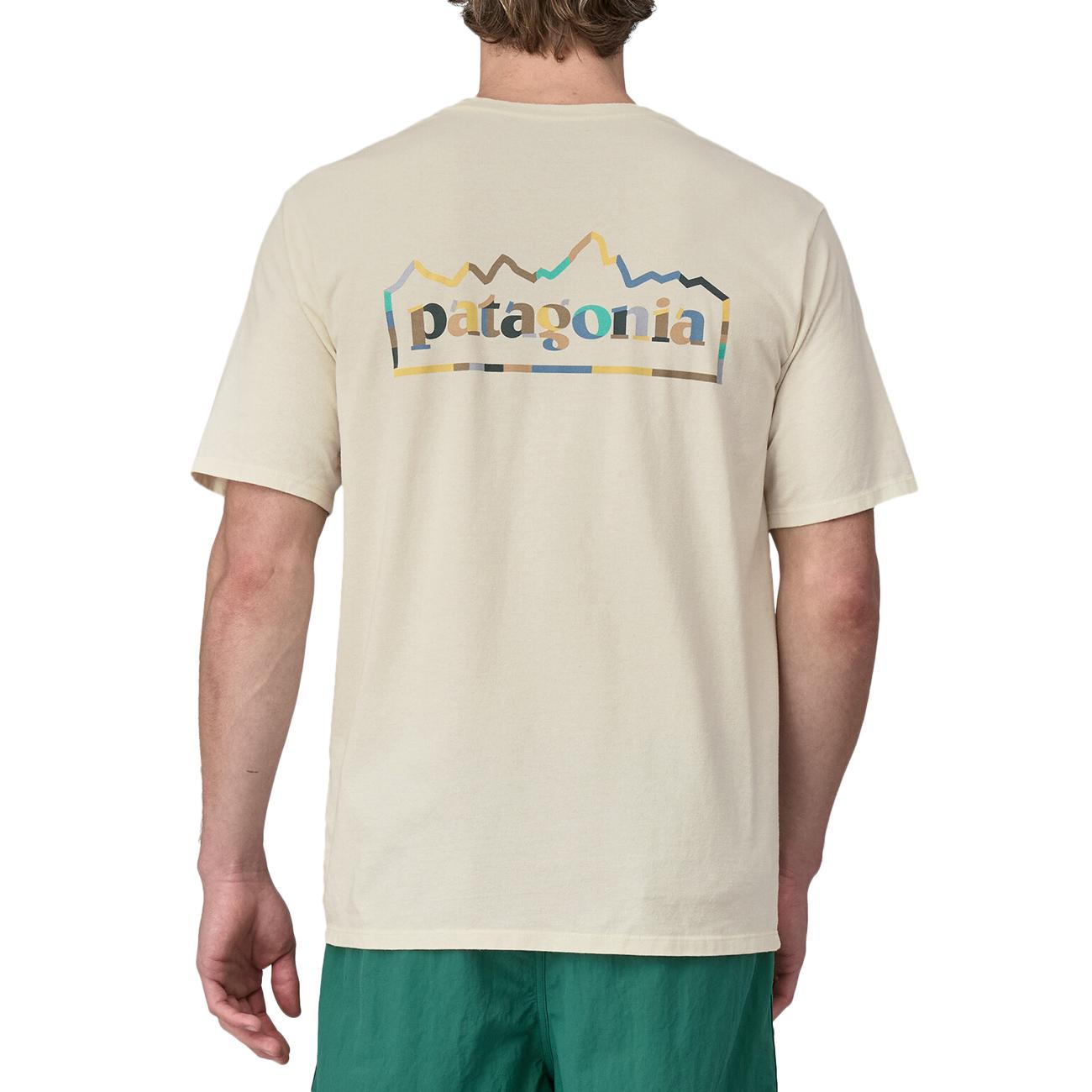 T-Shirt Unity Fitz Responsabili-Tee Uomo Birch White 37768 BCW BIRCH WHITE PATAGONIA 