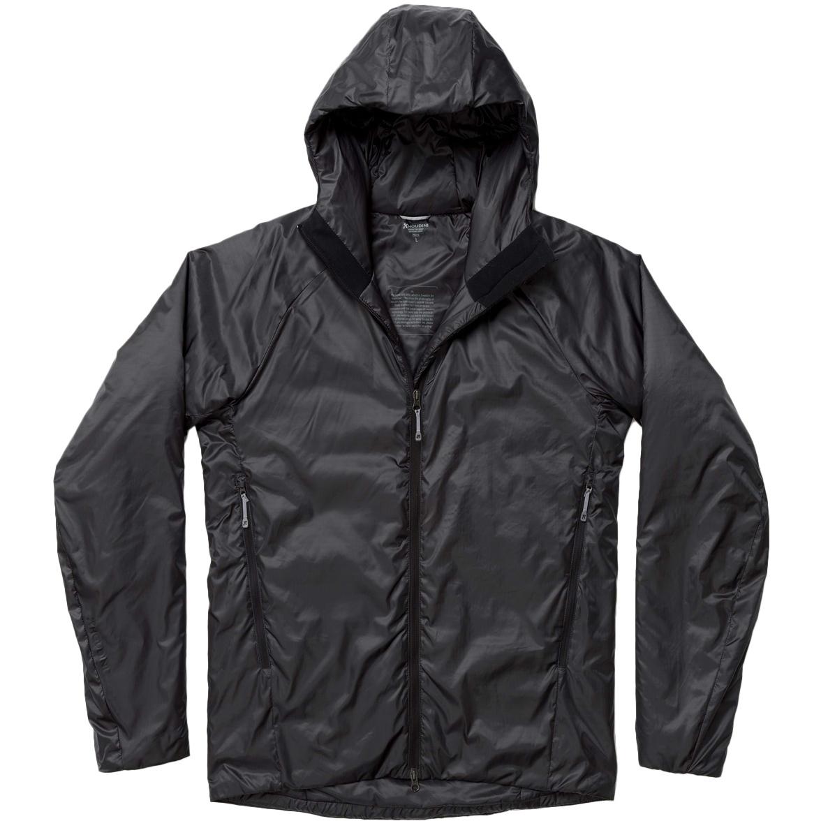 GIACCA U. IMPERMEABILE C/CAPP + F/ZIP HOUDINI 820007 900 TRUE BLACK HOUDINI 