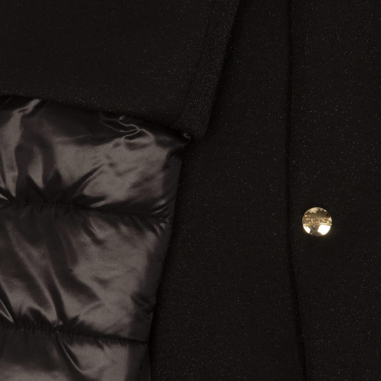 CAPPOTTO BIMBA OVETTO COLLO ALTO NEOPR.OV. TERMICA HERNO CA0005G20024 9300 NERO/LUREX HERNO 