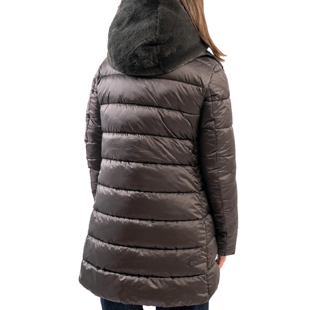  D40280WJADE19 40009 BROWN BLACK SAVE THE DUCK 