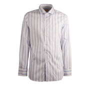 Camicia Rigata Uomo Bianco Azzurro QJ4FUR RB4/B.CO/AZZURRO GUGLIELMINOTTI 