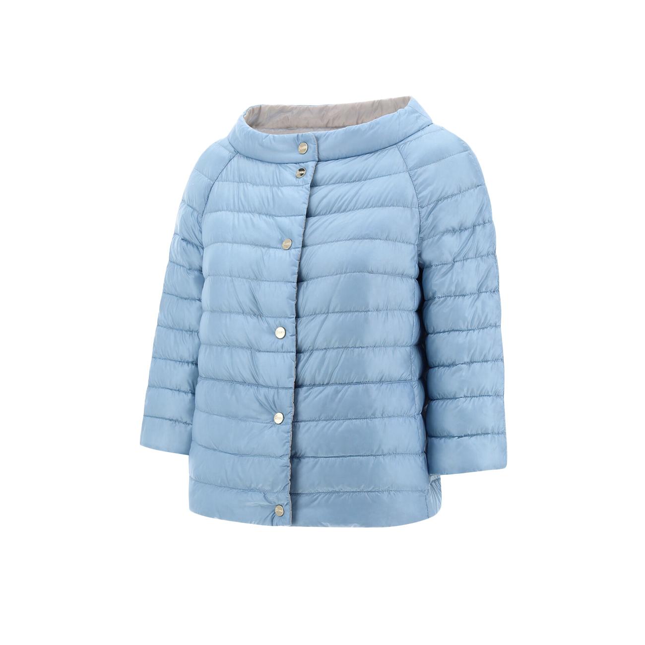 Piumino Corto Revers Donna Lavagna PI0769D12017 9490 LAVAGNA HERNO 
