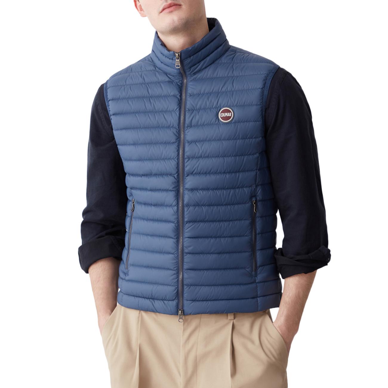 Gilet Piuma Uomo Dark Blue 1278R/8VX 674 DARK BLUE COLMAR ORIGINALS 