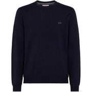 Pull Over Round Solid Uomo Navy Blue K42101 07 NAVY BLUE SUN68 