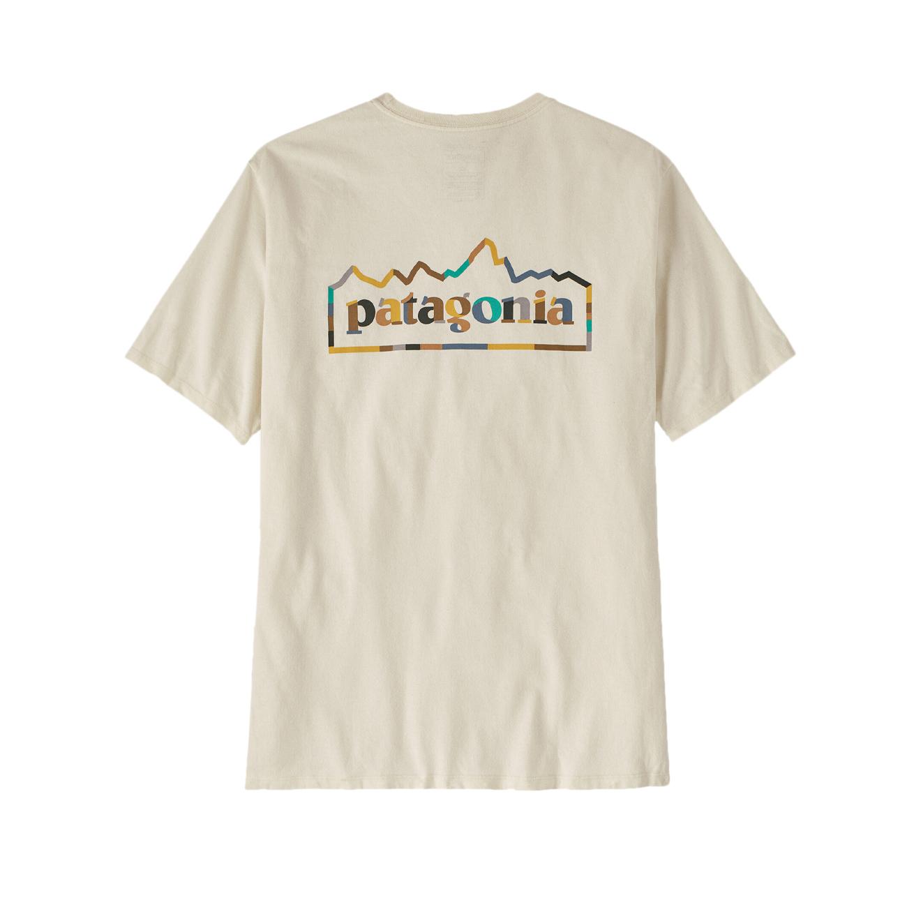 T-Shirt Unity Fitz Responsabili-Tee Uomo Birch White 37768 BCW BIRCH WHITE PATAGONIA 