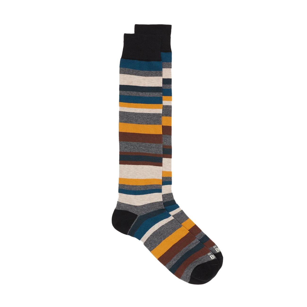 Calze Lunghe Stripes Multicolor Unisex Blu Multicolor FW230034 105 BLU MULTICOLOR SOX IN THE BOX 