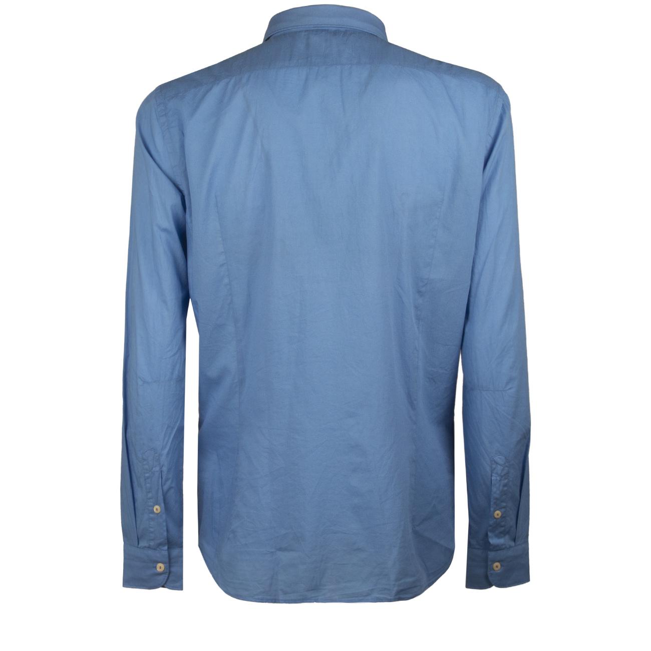 Camicia Collo Francese Uomo Turchese MKLTNW UC1/TURCHESE TINTORIA MATTEI 954 