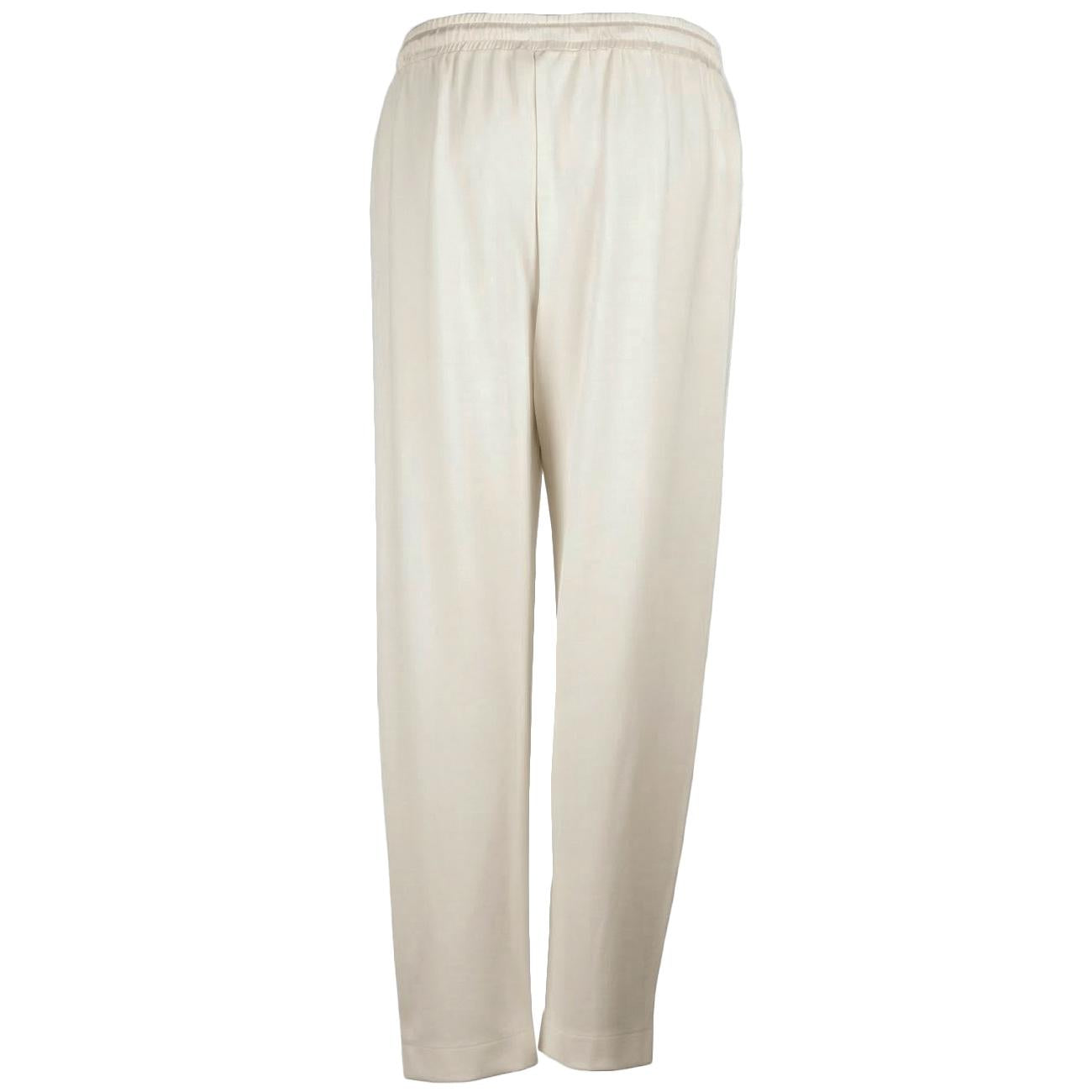 Pantaloni Joggers P825Z000159N 011 OFF WHITE ELENA MIRO' 