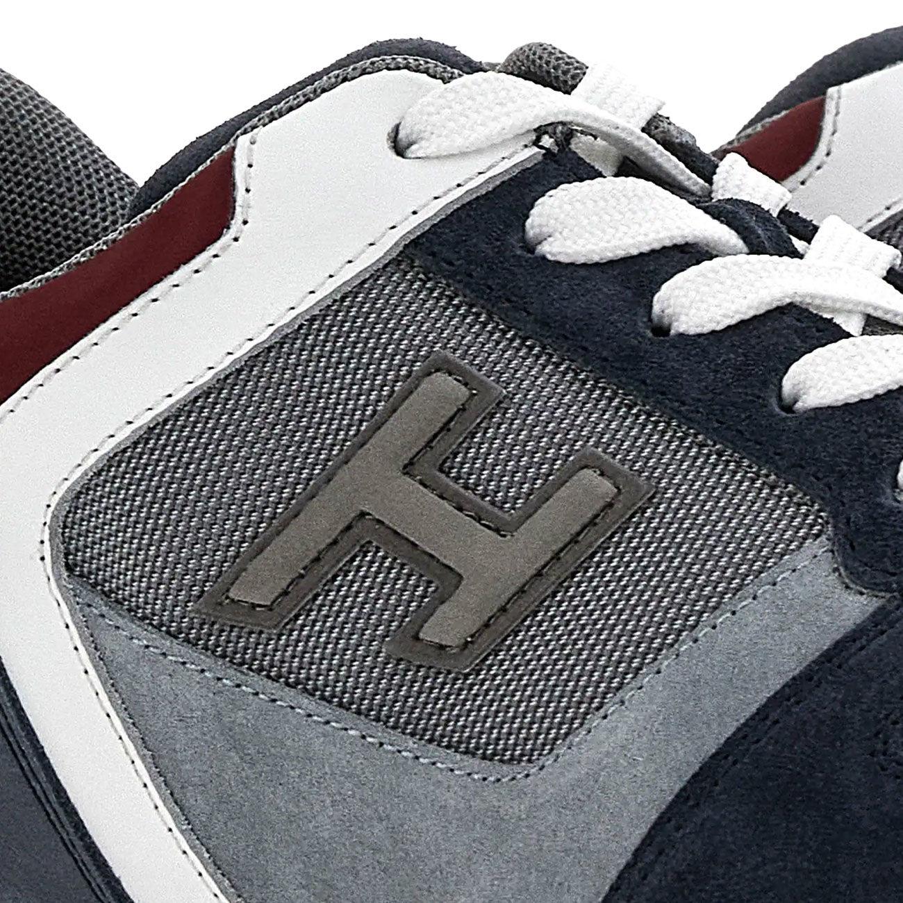 Sneakers H321 Uomo Grigio Blu Bianco HXM3210Y860RG6563X GRIGIO/BLU/BIANCO HOGAN 