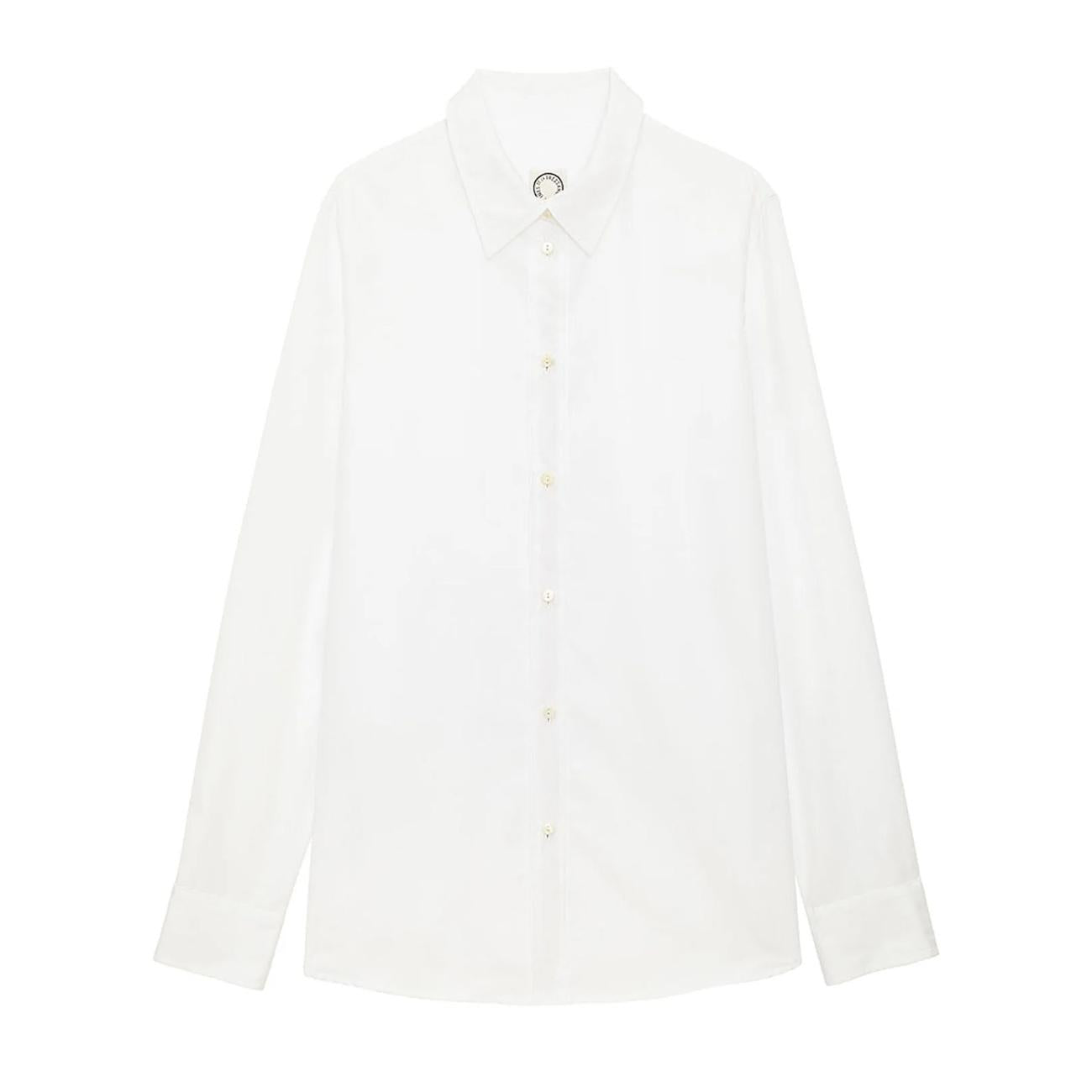 MARTIN CAMICIA D. POPELINE COTONE IDLF INTC003CO229 P100 WHITE INES DE LA FRESSANGE 