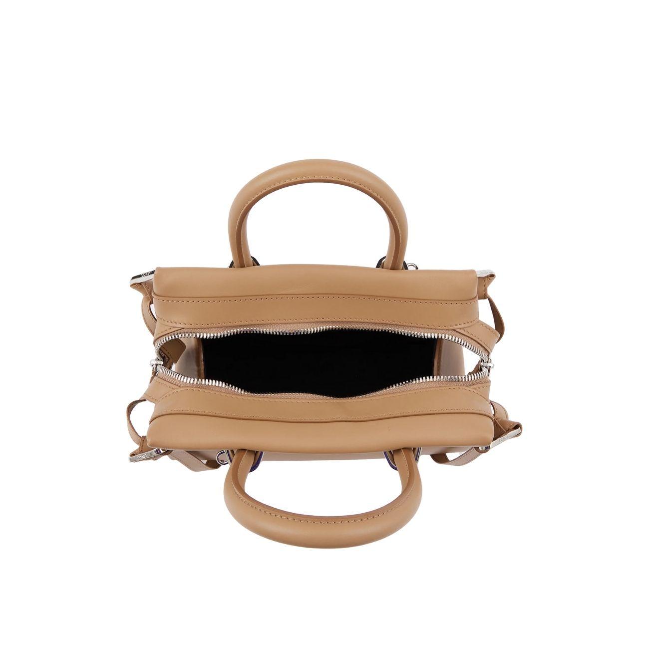 BORSA D. RODEO CUIR VACHETTE LISSE S CARRYALL LANCEL A12338LHTU HR GRANIT LANCEL 