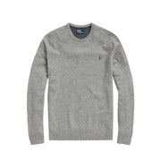 Pullover Lambswool Uomo Fawn Grey Heather 710876714 007 FAWN GREY HEATHER POLO RALPH LAUREN 