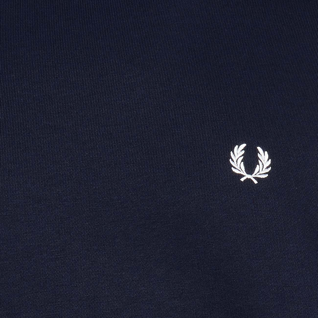 Felpa Girocollo Con Profilino A Contrasto Uomo Navy M7535 248NAVY FRED PERRY 