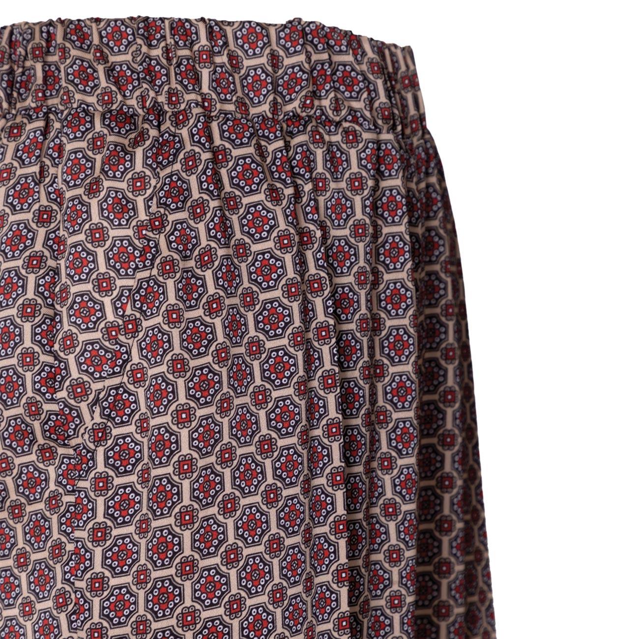 Pantalone Liberty Donna Stampa Cravatteria MVPI3PA132 1171/STAMPA CRAVATTERIA MVP WARDROBE 