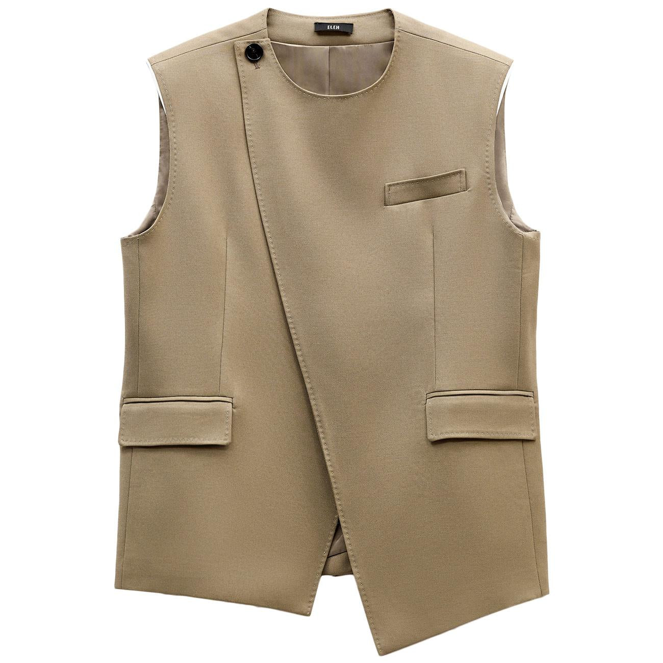 GILET EFW250025. VERDE OLIVA ELEH 