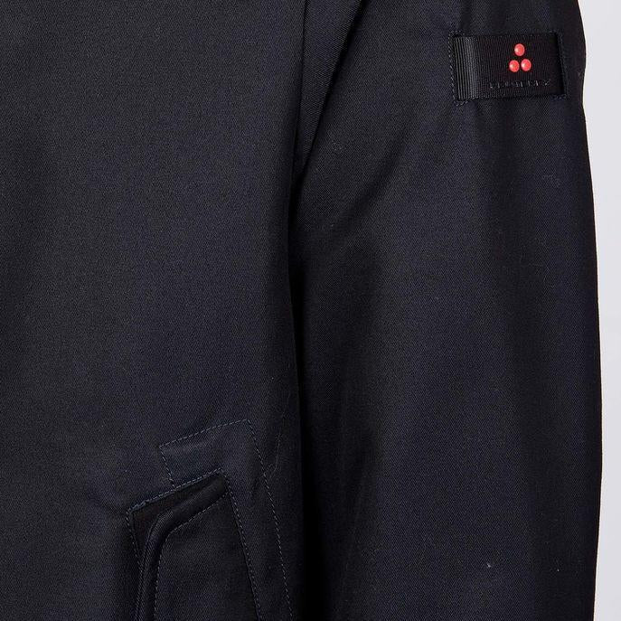 PARKA U. KASA SL PIUMA ZIP + BOTT. CAPP. FISSO NYLON  PEUTEREY PEU380901110733 215 BLU GRAFITE PEUTEREY 