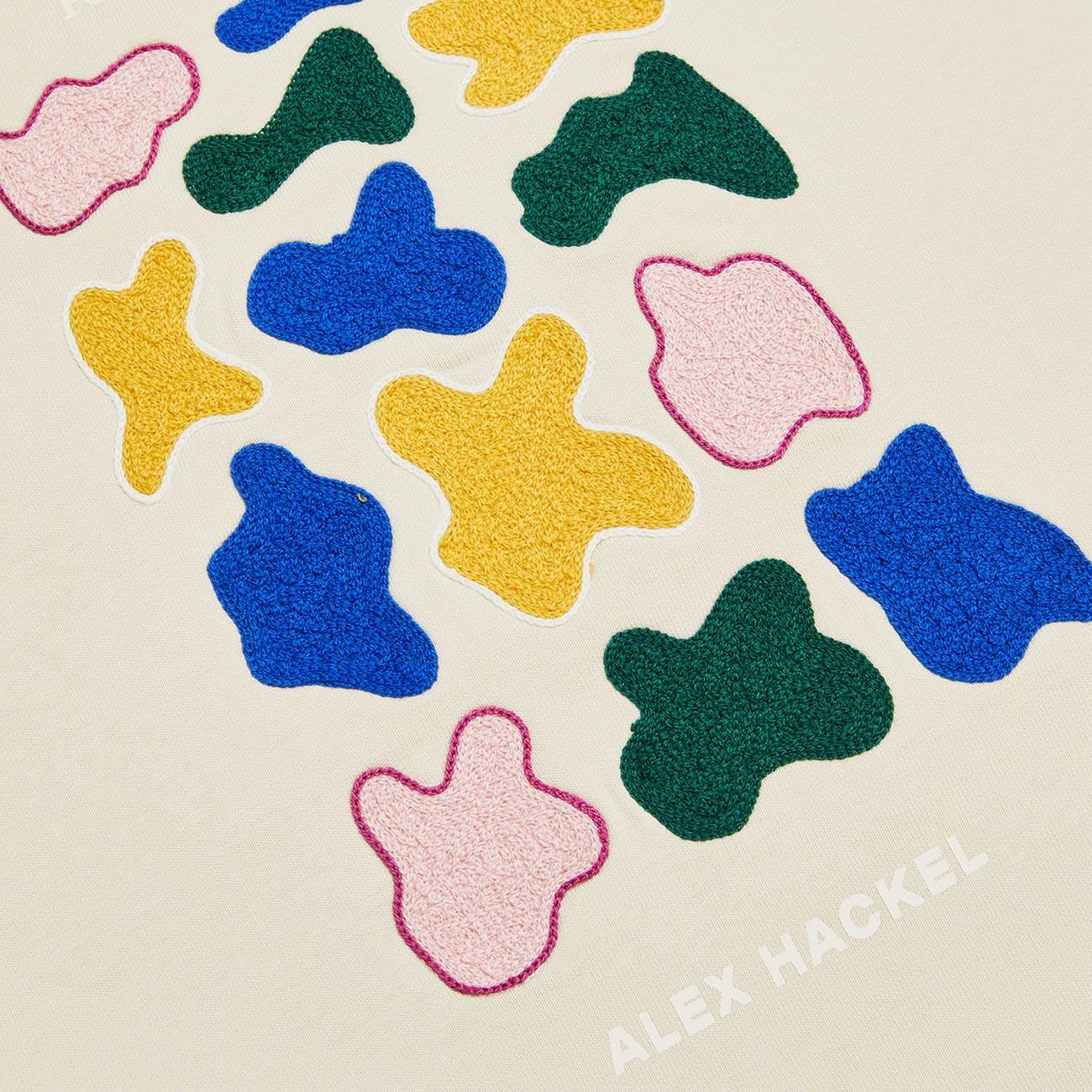 Felpa Artwork Oversized Alex Hackel Unisex Sand Fog G79132 010 SAND FOG PEAK PERFORMANCE 