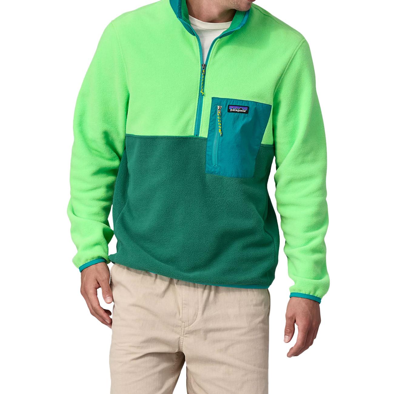 Pile Microdini Uomo Gather Green 26200 GTRN GATHER GREEN PATAGONIA 
