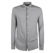 Camicia Piquet Uomo Grigio Chiaro 60120/81402 800 GRIGIO CHIARO LA FILERIA 