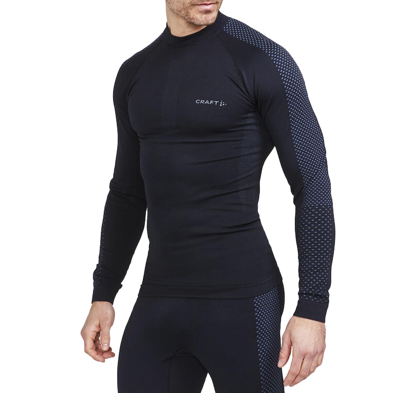 Maglia Adv Warm Intensity Uomo Black 1912518 999000 BLACK CRAFT 