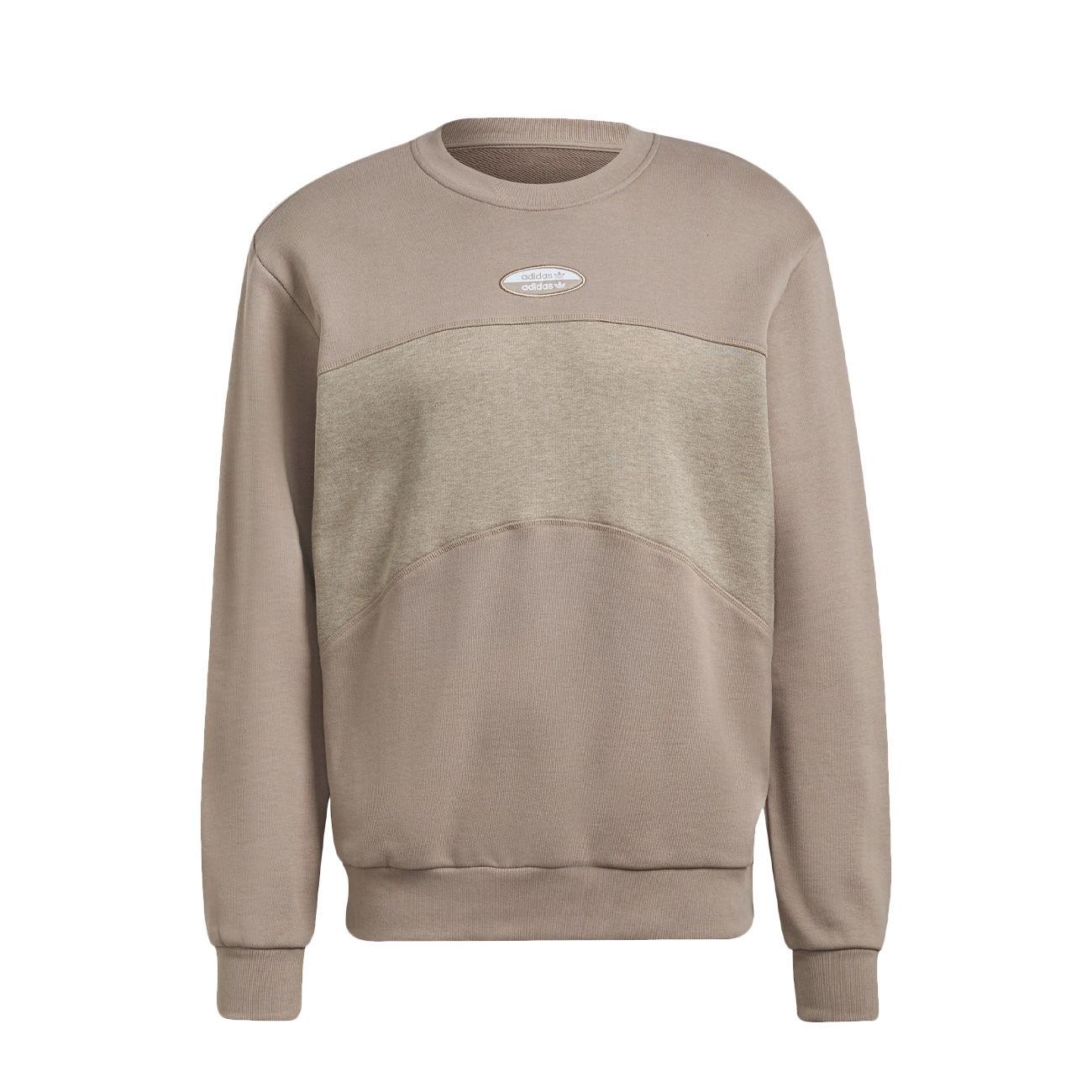 Felpa Ryv Uomo Chalky Brown HC9467 CHALKYBROWN ADIDAS 