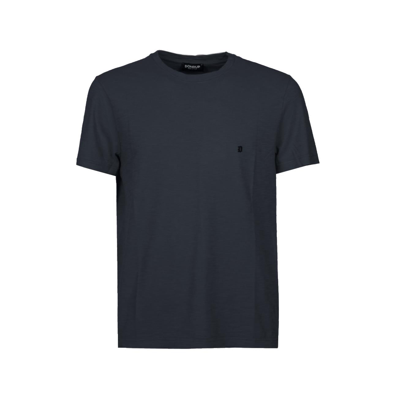 T-Shirt Fiammata US198 JF0195U ZL4 894 BLU INCHIOSTRO DONDUP 