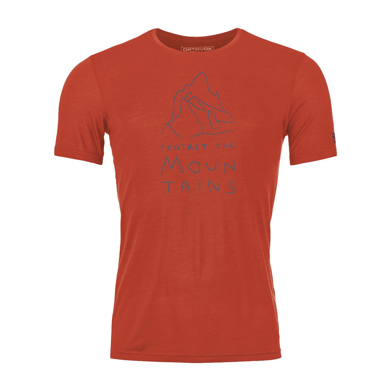 T.SHIRTS U. 150 COOL MNT PROTECTOR TS ORTOVOX 84055 CENGIA ROSSA ORTOVOX 