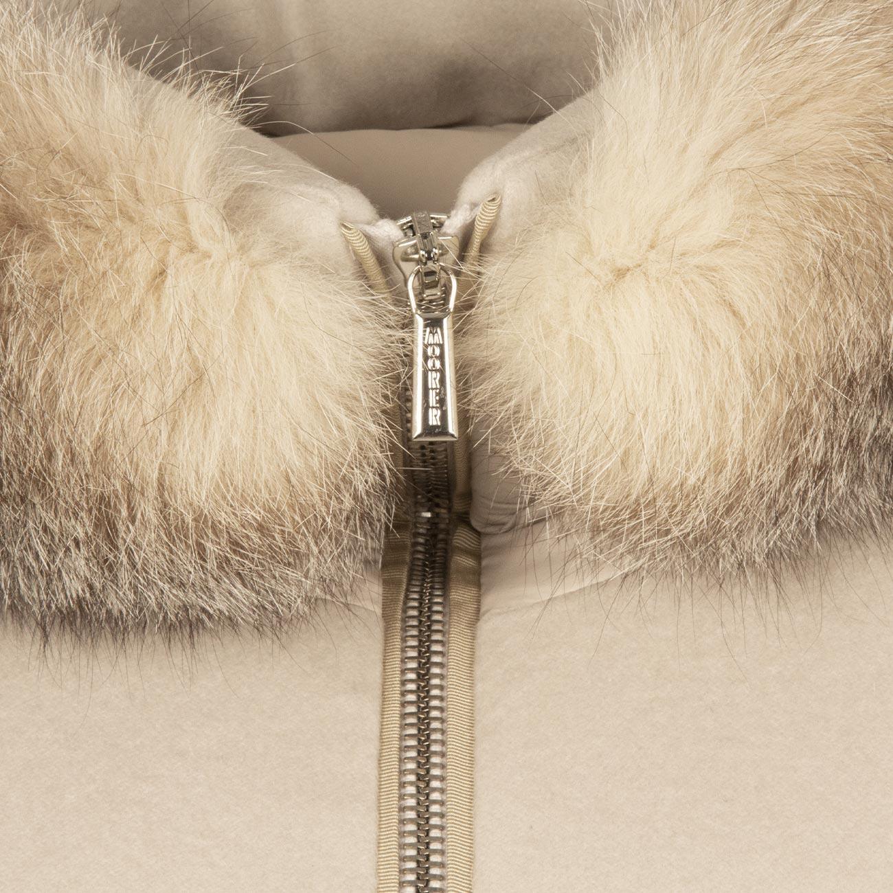 Cappotto Fresia In Lana Con Pelliccia Donna Marmo MODGI300007 U0105 MARMO MOORER 