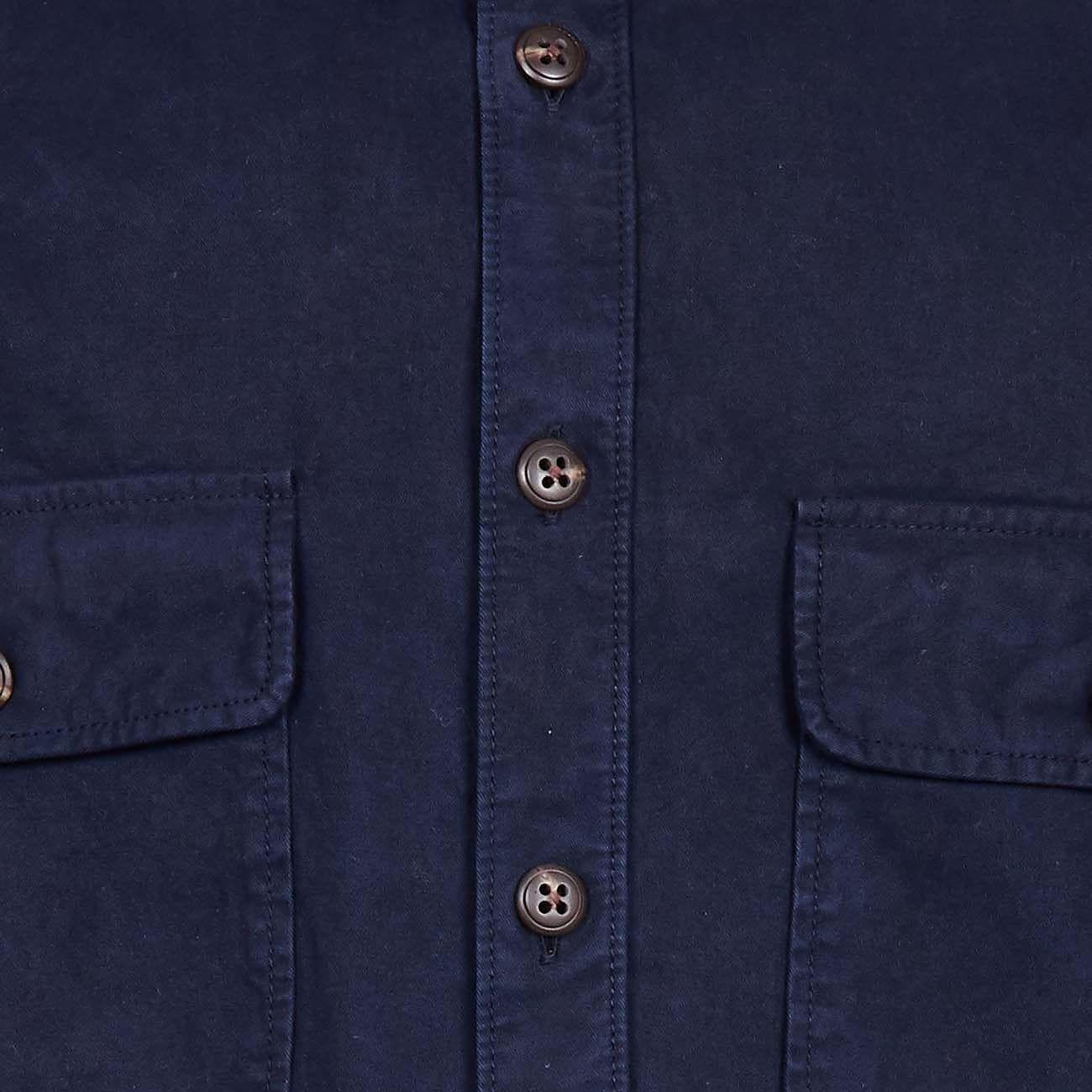 Giacca Camicia Con Tasche In Cotone Uomo Blu Navy TIN/1SLVN9T UE7BLU NAVY TINTORIA MATTEI 954 