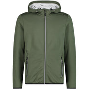 Giacca In Pile Stretch Perform Uomo Oil Green 32E1877 OIL GREEN CMP 