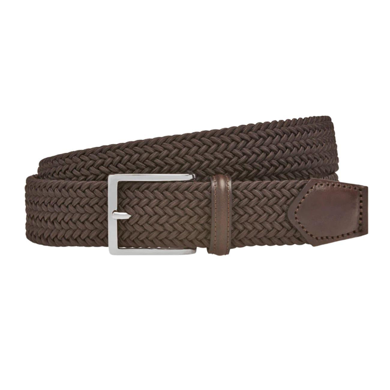 Cintura Rayon Stretch Uomo Marrone Scuro ATHISON 15 DARK BROWN ATHISON 