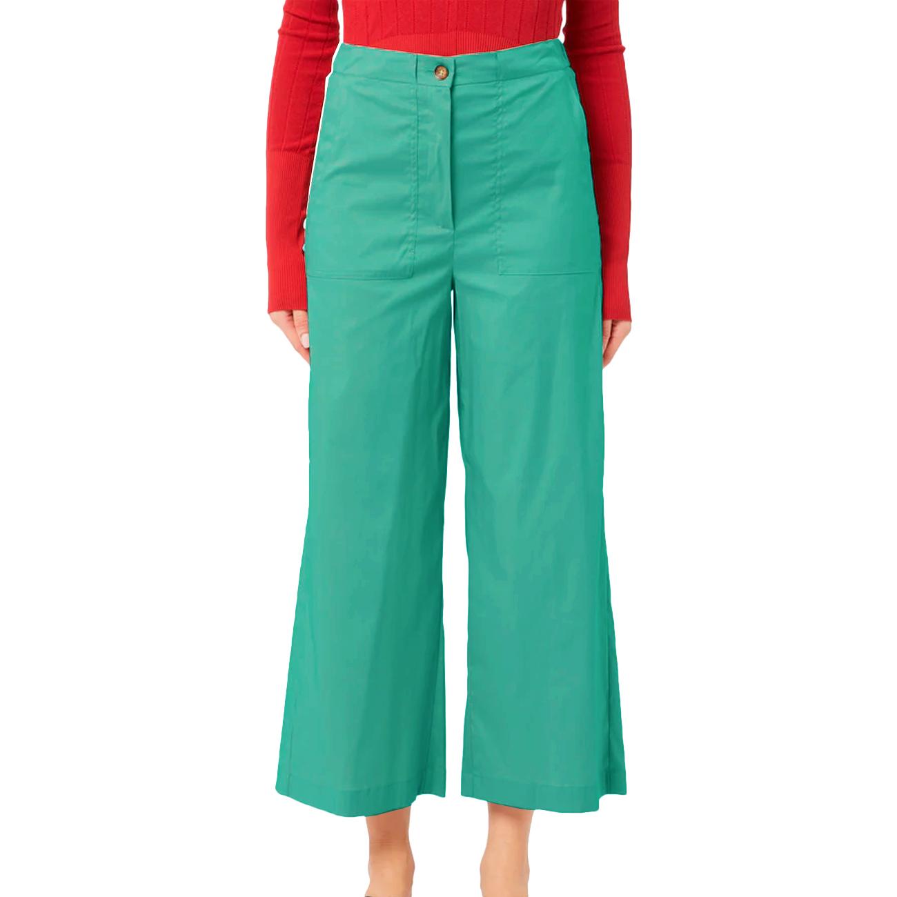 Pantalone Favilla Donna Verde FAVILLA1 2417131222200 007 VERDE IBLUES 