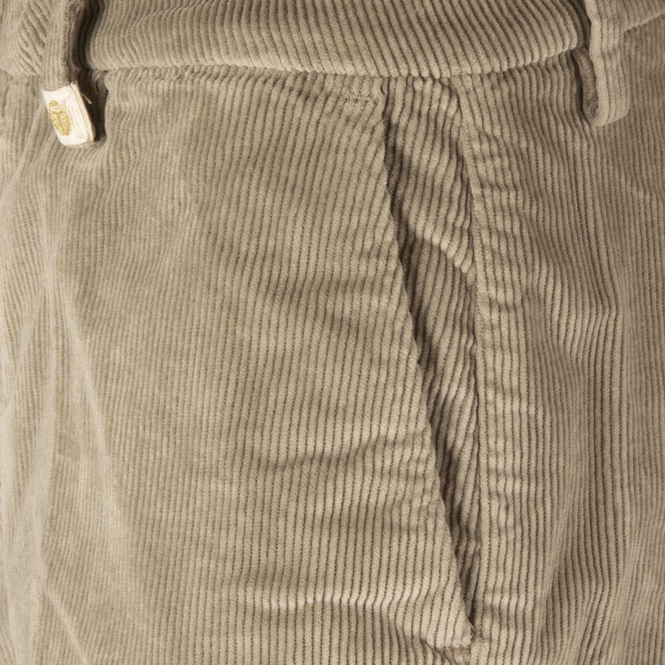 Pantalone In Velluto Donna Tortora ELLE-QVR 700 TORTORA TELERIA ZED 