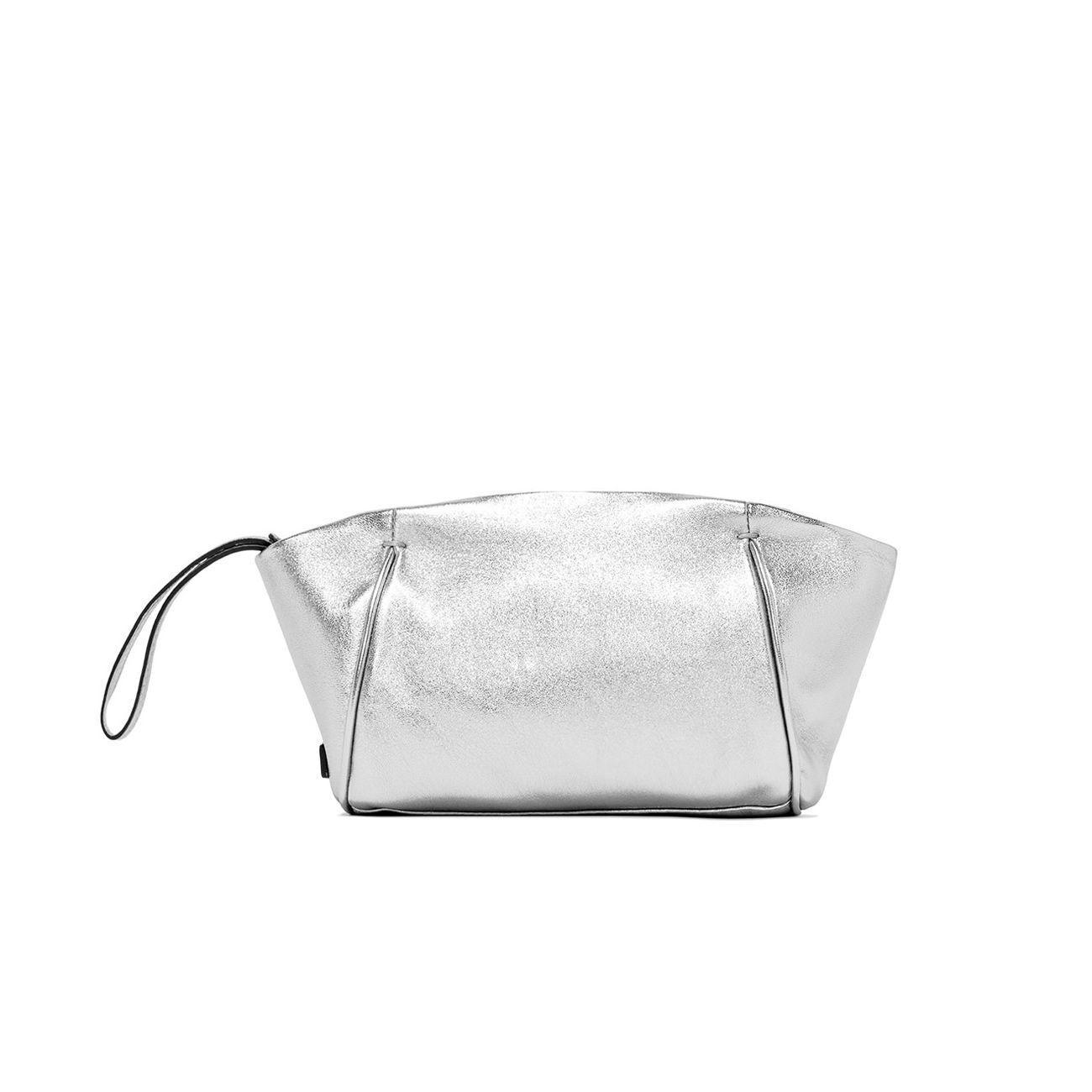 BORSA MARGARITA POUCH PELLE GIANNI CHIARINI BS9594/23PEPLW 359 ARGENTO GIANNI CHIARINI 