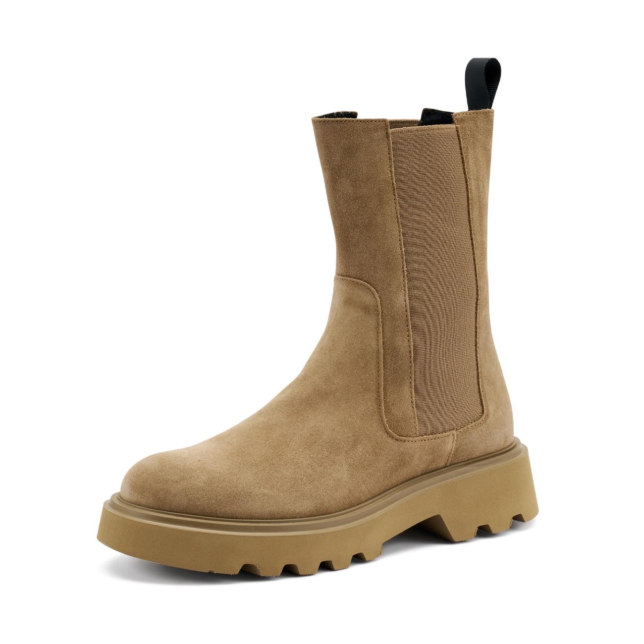 Stivaletti Chelsea In Camoscio Donna Honey 85C5 HONEY FRAU 