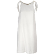 Abito Con Spalline Fiocco 4496 BIANCO MASCHERONI 