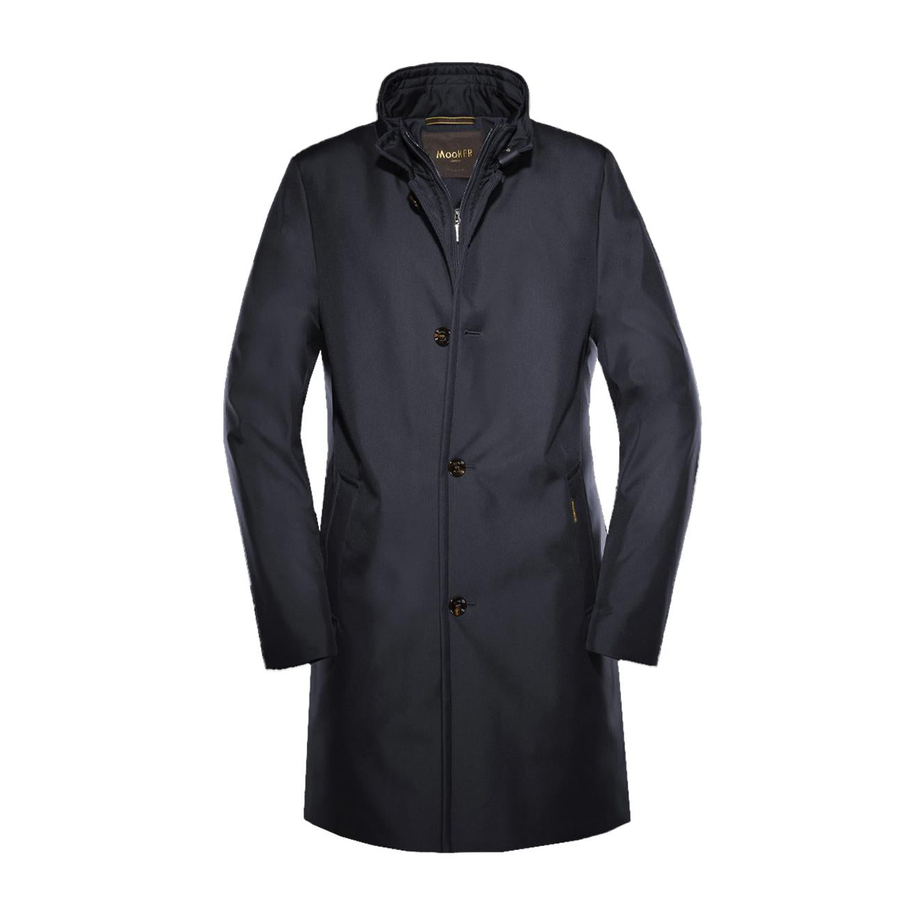 Cappotto Bond-Wi Uomo Dark Blu MOUCI100130 U0402 DARK BLU MOORER 