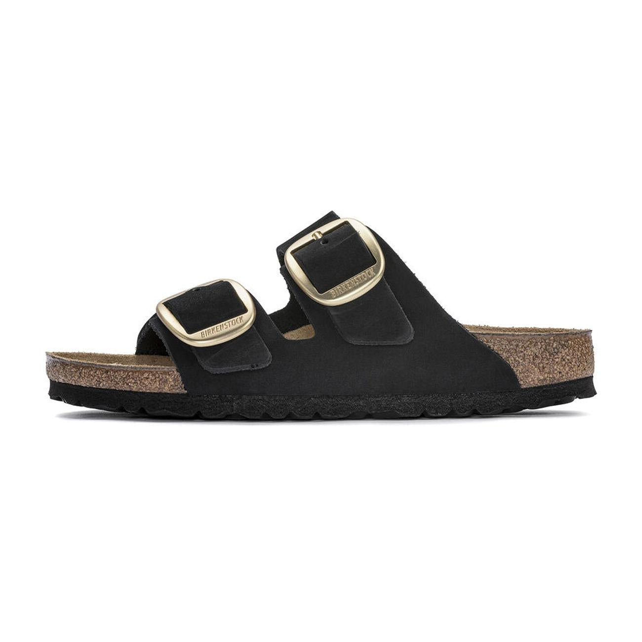Sandalo Arizona Bigbuckle In Nabuk 1023290 BLACK BIRKENSTOCK 