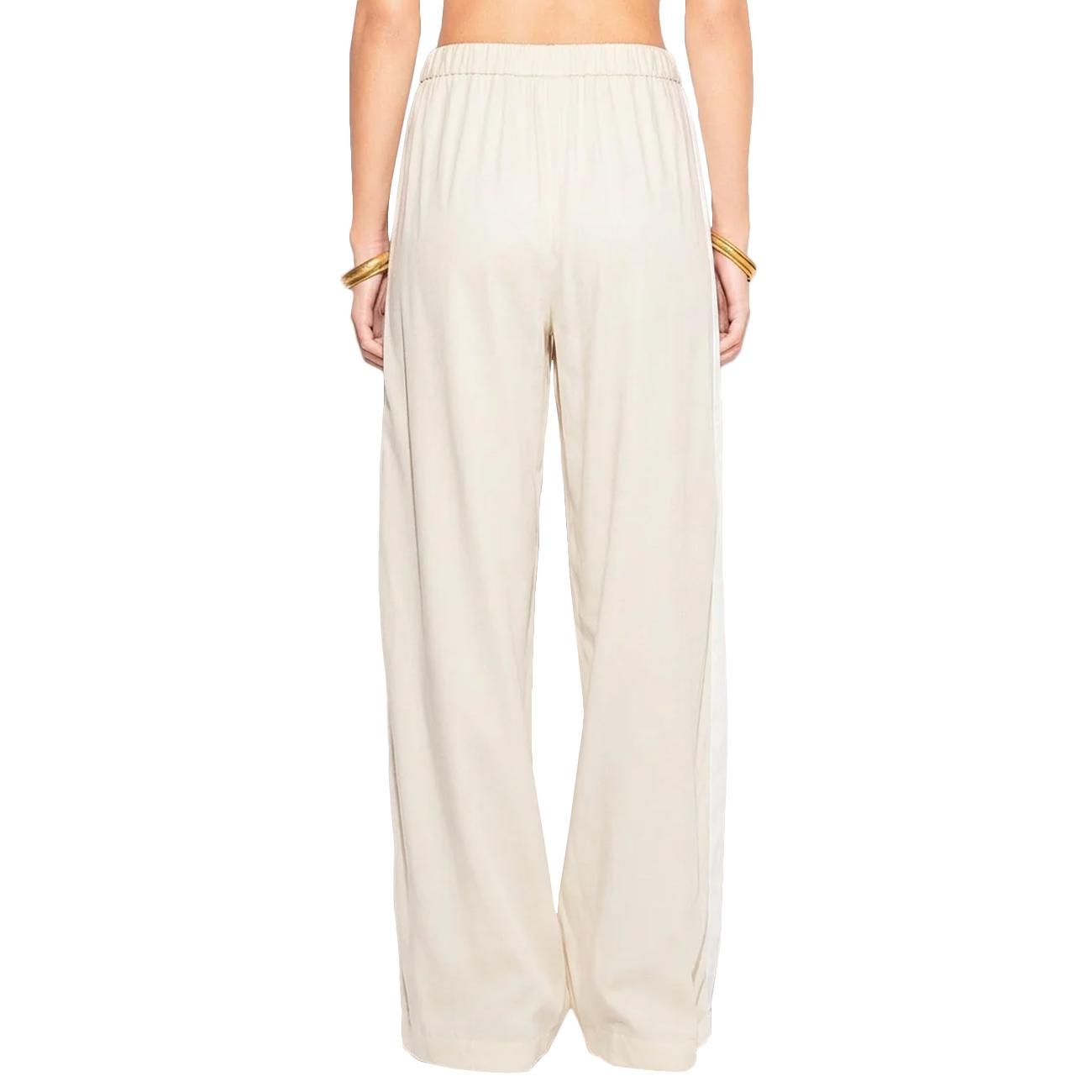 Pantaloni Con Inserto Gros PTKD13173 ECRU AKEP 