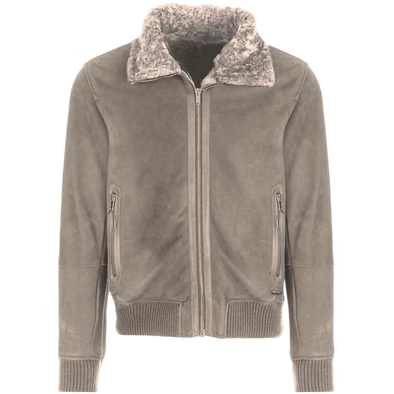 Giubbino Aviatore In Shearling MK9940030 BEIGE MARKUP 