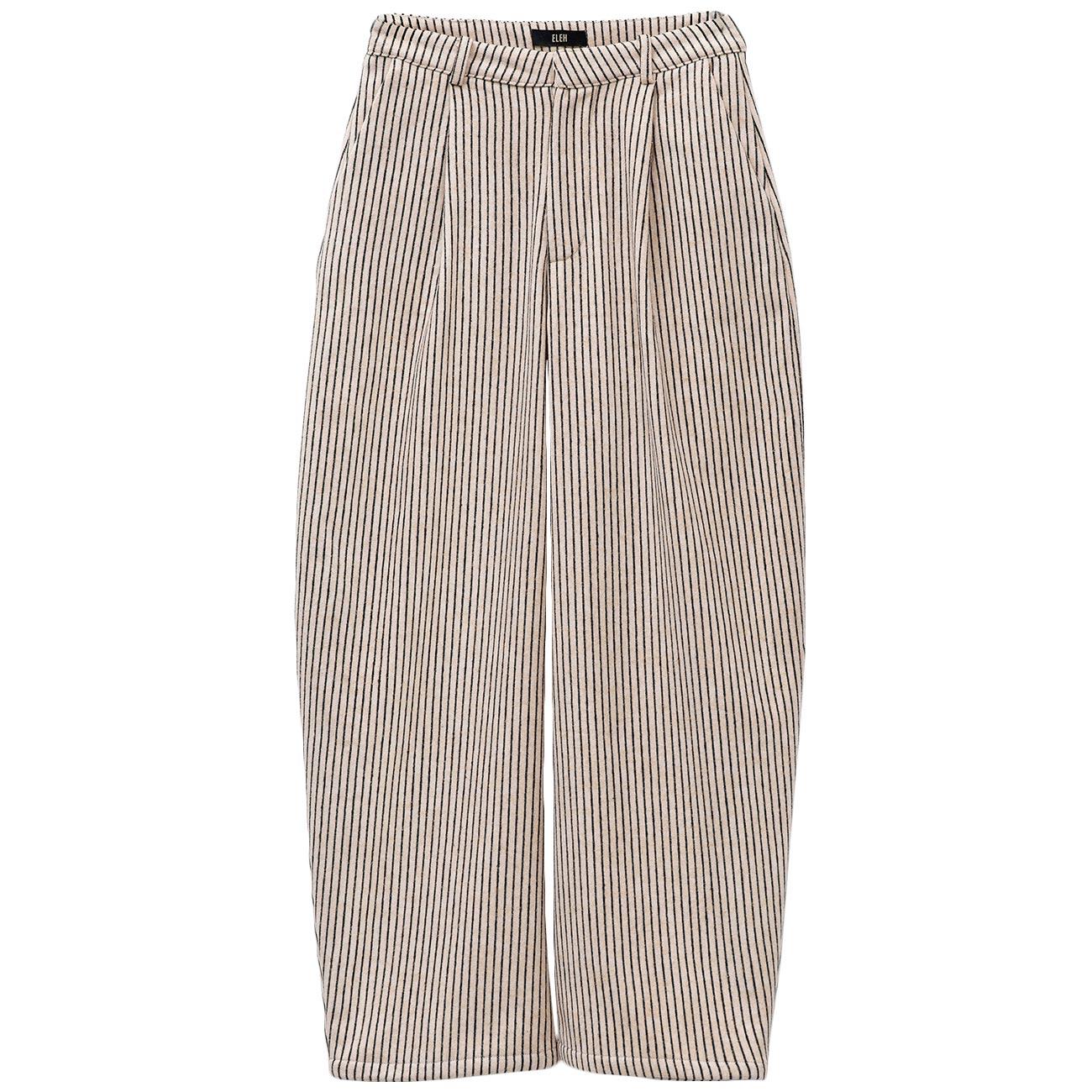 Pantalone A Righe EFW250042 CREMA ELEH 
