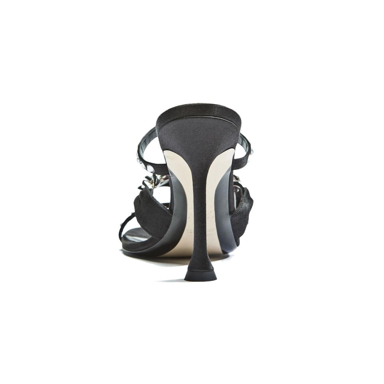 Decollete In Raso Con Catena E Strass Donna Black N21/21ECP0NV11071 X060BLACK N°21 