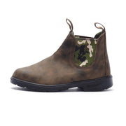 El Side Boot Rustic Bambino Brown Camouflage BCCAL0430/1640 BRWNCAMO BLUNDSTONE FOOTWEAR 