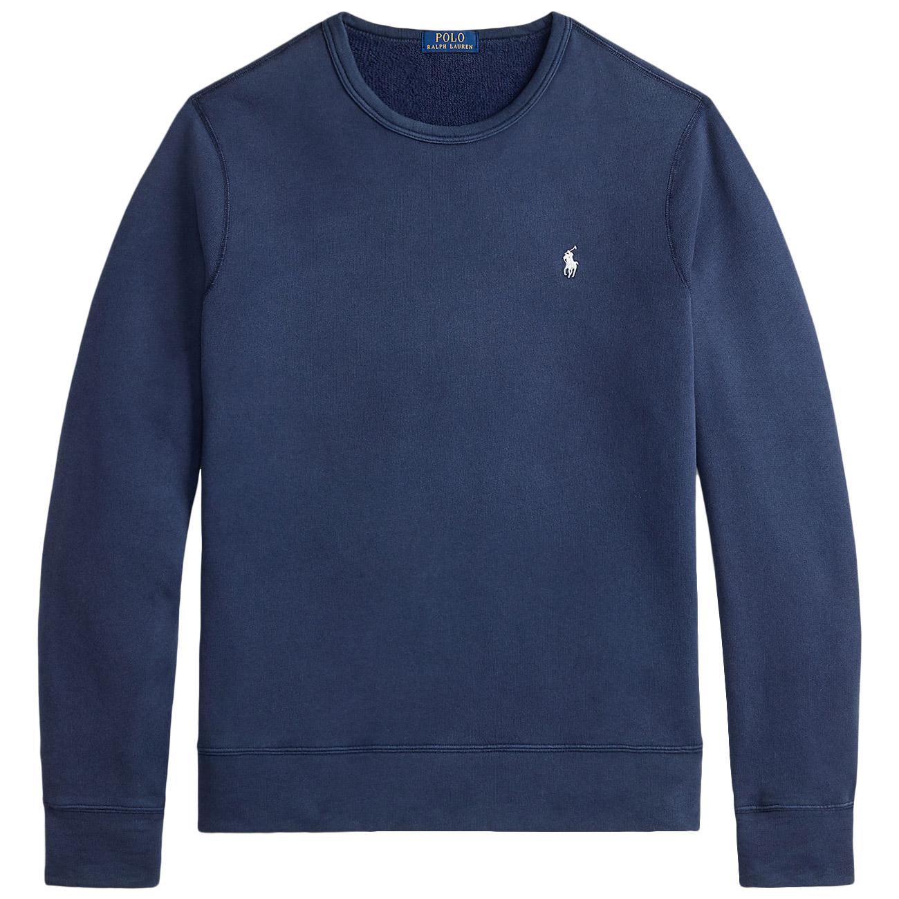 Felpa Girocollo 710A12485 002 NEWPORT NAVY POLO RALPH LAUREN 